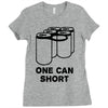 one can short Ladies Fitted T-Shirt