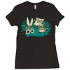 rock, paper, scissor hold Ladies Fitted T-Shirt