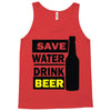 save water drink beer (2) Tank Top