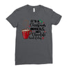 it's a christmas movies and hot chocolate kind of day Ladies Fitted T-Shirt