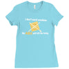 i dont need condoms the aids will kill the baby Ladies Fitted T-Shirt