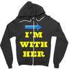 i am with her Zipper Hoodie