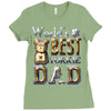 yorkie dad Ladies Fitted T-Shirt