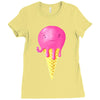octopus icecream Ladies Fitted T-Shirt