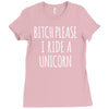 b please unicorn Ladies Fitted T-Shirt