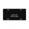 Frankie Says Relax License Plate