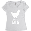 big cock Women's Triblend Scoop T-shirt