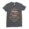poppy the man the myth best poppy ever Ladies Fitted T-Shirt
