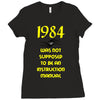 george orwell   1984 Ladies Fitted T-Shirt