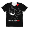 pregnant rex white and red color All Over Women's T-shirt