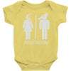 restroom for the recently deceased Baby Onesie