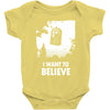 i want to believe Baby Bodysuit