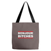 bonjour bitches Tote Bags
