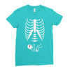 pregnant halloween costume Ladies Fitted T-Shirt