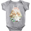 Totoro With Japanese Landscape Baby Bodysuit