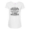 They Call Me Grandpa Because Partner in the Crime Makes Me Sound Like Maternity Scoop Neck T-shirt
