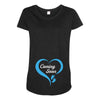 Coming Soon Baby Boy Maternity Scoop Neck T-shirt