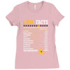 Leo Facts Zodiac Ladies Fitted T-Shirt
