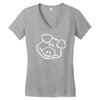 pig funny Women's V-Neck T-Shirt