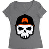 skull gaming Women's Triblend Scoop T-shirt