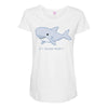 it's shark week y'all Maternity Scoop Neck T-shirt