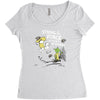 strong is the force of course Women's Triblend Scoop T-shirt