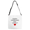 happy valentine day lovely Adjustable Strap Totes