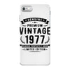 Genuine Premium Vintage 1977 Classic Perfectly Aged Limited Edition iPhone 7 Case
