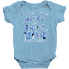 i have two tıtles aunt and dogmom an i rock them both flowers Baby Bodysuit