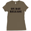 on day release Ladies Fitted T-Shirt