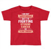 I am Not Super Woman But I'm Fighting Uterine Cancer So Close Enough Toddler T-shirt