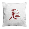 touch down funny Throw Pillow