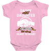 daddy and daughter  always heart to heart Baby Bodysuit
