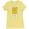 World's Best Dad Ever Ladies Fitted T-Shirt