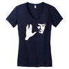 spock star trek leonard nimoy tribute Women's V-Neck T-Shirt