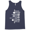 spaceship timeline funny  sci fi star retro wars trek joke cool Tank Top
