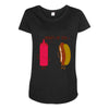 what up dog ketchup hot dog Maternity Scoop Neck T-shirt