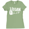 vegan Ladies Fitted T-Shirt