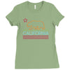 neon sign california Ladies Fitted T-Shirt