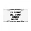 Super December Girl License Plate