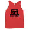 animals are not ingredients Tank Top