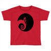 nightmare before christmas black logo Toddler T-shirt