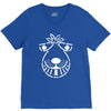 spacehopper ~ mens funny retro V-Neck Tee