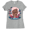 Women's March We Will Rise Ladies Fitted T-Shirt