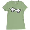 mickey mouse signe Ladies Fitted T-Shirt