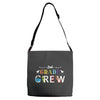 2nd grade crew Adjustable Strap Totes