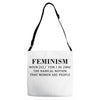 Feminism Adjustable Strap Totes