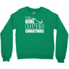 this girl loves christmas Crewneck Sweatshirt