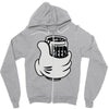 mickey beer Zipper Hoodie