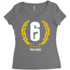 Rainbow Six Siege Pro Legue Women's Triblend Scoop T-shirt